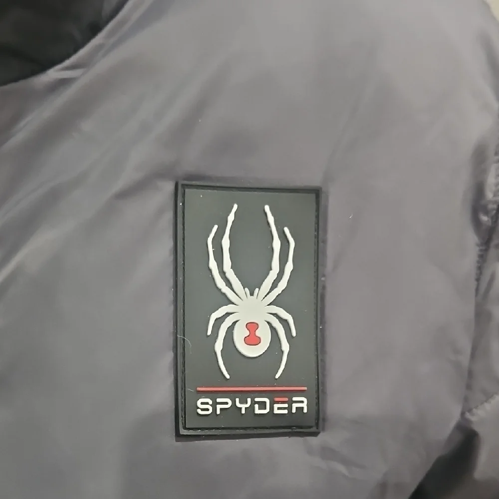 Spyder Kids Two-Tone Hooded Puffer Jacket
